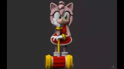 Amy Rose, Sonic the Hedgehog for 3D Printing