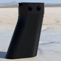 Angled Picatinny Rail Mount Vertical Grip