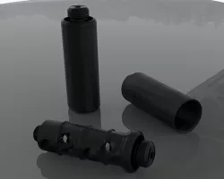 Artemis PP750 PCP pistol silencer