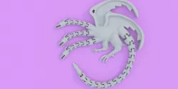 articulated targaryen house logo!