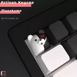 Artisan Keycap - Monokuma - Mechanical Keyboard