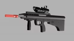 AWBR "Another Weird Bullpup Rifle" AEG Airsoft by BENen 3D