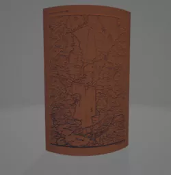 Aztec Jungle lamp tile