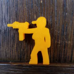 Ball Cap Femme Meeple With Uzi