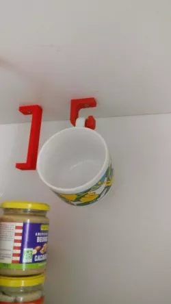 Basic Mug Hook (vertical screw fix)