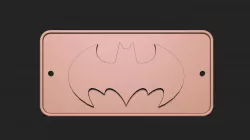 BATMAN 3D LOGO
