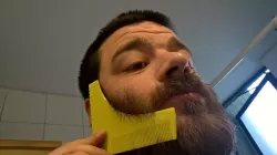 Beard shaping tool