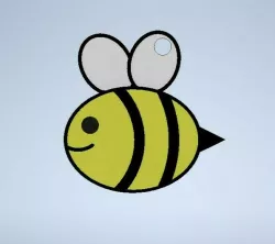 Bee keychain