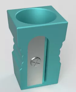 Big pencil sharpener is pencil holder