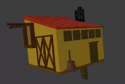 Bird house. Nesting barn