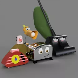 Brave Little Toaster Whole Set Group