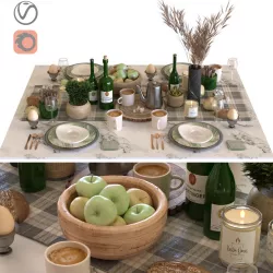 breakfast table set 001