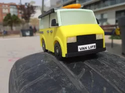 Campervan Toy. Surfboard Set.
