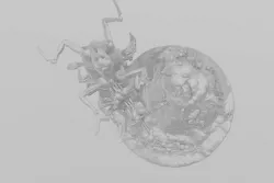 Centapend Constuct Nakedcron - Poxy One Page - Rules 28mm Scale - STL files for 3D Printing Models