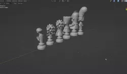 Chess Set Simpsons