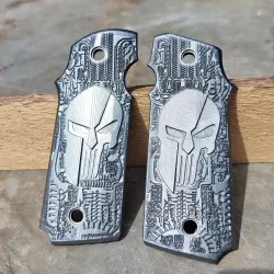 COLT 1911 NEW LINED SHAPE GRIP (2022)  PUNISHER HELMET with GIGER!