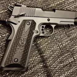 Colt 1911 Ruger logo grips fits for clones and airsoft (gas + co2)