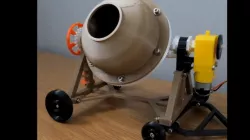 concrete mixer 3D printed