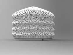 cone lamp voronoi lamp bedsidelamp bedsidelamp table lamp