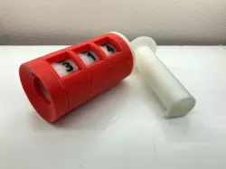 Container with a lock
