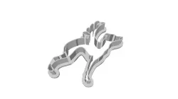 cookie cutter DOG English Greyhound