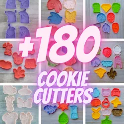 COOKIE CUTTERS KIT 180+ / MORE THAN 30 COOKIE CUTTER PACKS