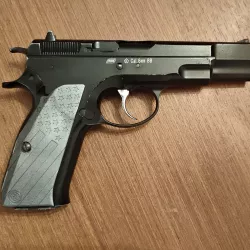 CZ75 modern style grips with US flag theme