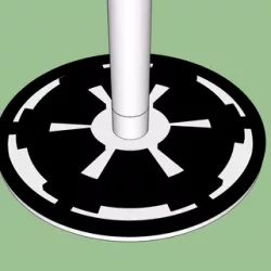 Darth Vader / Imperial Stormtrooper Base Helmet Stand - Star Wars