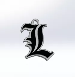 DEATHNOTE L KEYCHAIN