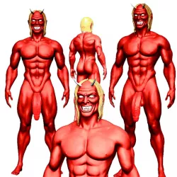 devil , demon , demon , demon , nude . naked devil. 092