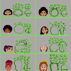 DISNEY ENCANTO COOKIE CUTTERS ( CORTADORES ENCANTO DISNEY)