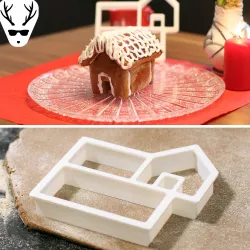 DIY Gingerbread House Cookie Cutter