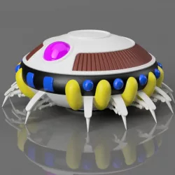 DRAGON BALL Z - FREEZER'S SHIP