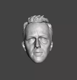EDWARD NORTON'S HEAD FROM THE MOVIE "FIGHT CLUB" FOR PERSONALIZED FIGURES .STL .OBJ