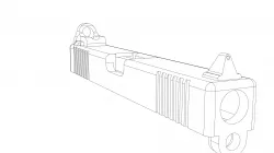 Elevated Ghost-Ring Sights for Glocks (Airsoft, TM-SPEC)