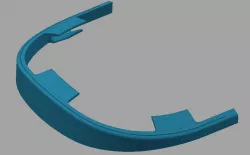 Face shield cap adaptable for policía & Guardia Civil