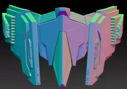 Fan Art Gundam Style Face Mask