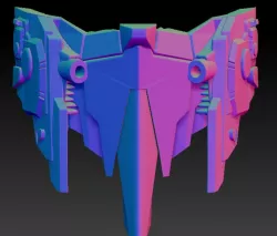 Fan Art Gundam Style Face Mask