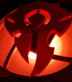 Fan grill 120mm Horde logo