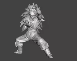 FIGURE GOKU DRAGON BALL ANIME DRAGON BALL Z .OBJ .STL