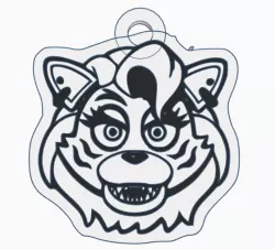 FIVE NIGHTS AT FREDDY'S -ROXY- KEY CHAIN