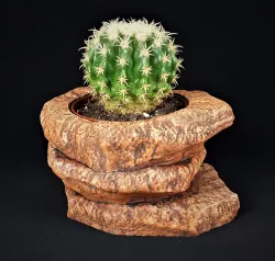 Flower-pot holder rock
