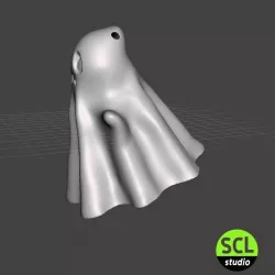 Ghost key chain with leg
