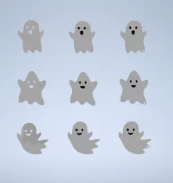 GHOST KEYCHAINS