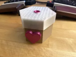 Gift box with locking mechanism