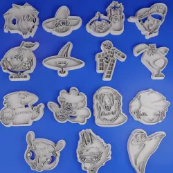 Global Pet Cookie Cutters X15 (two parts each))