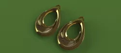 Gold Earring