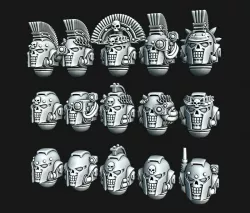 Greek Skull Helmets
