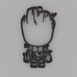 Groot Keychain