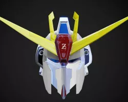 Gundam Helmet for Cosplay 3D print model